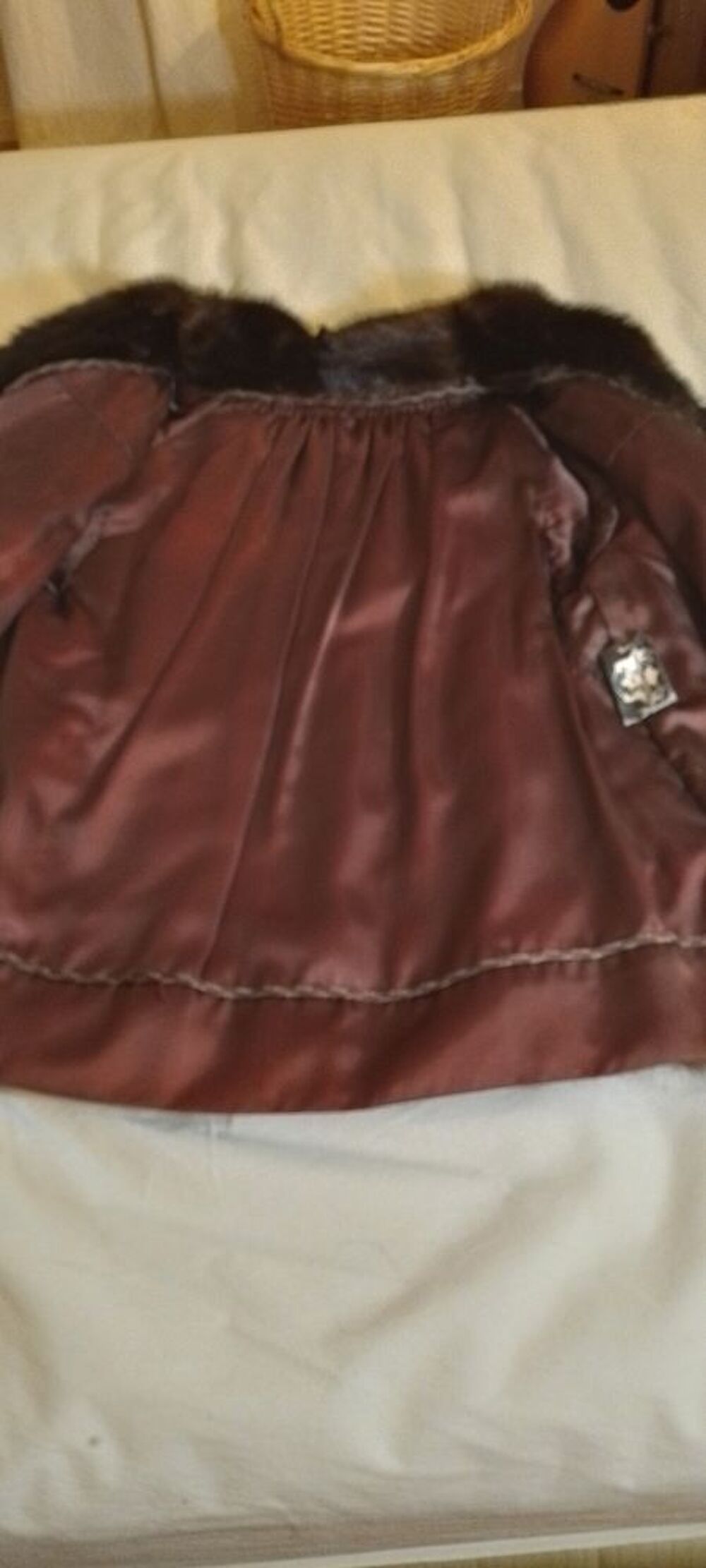 Veste vison V�tements