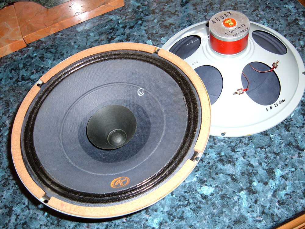 paire de AUDAX T 21 PA 12 ALNICO (Ticonal en 15 OHMS) de 60' Audio et hifi