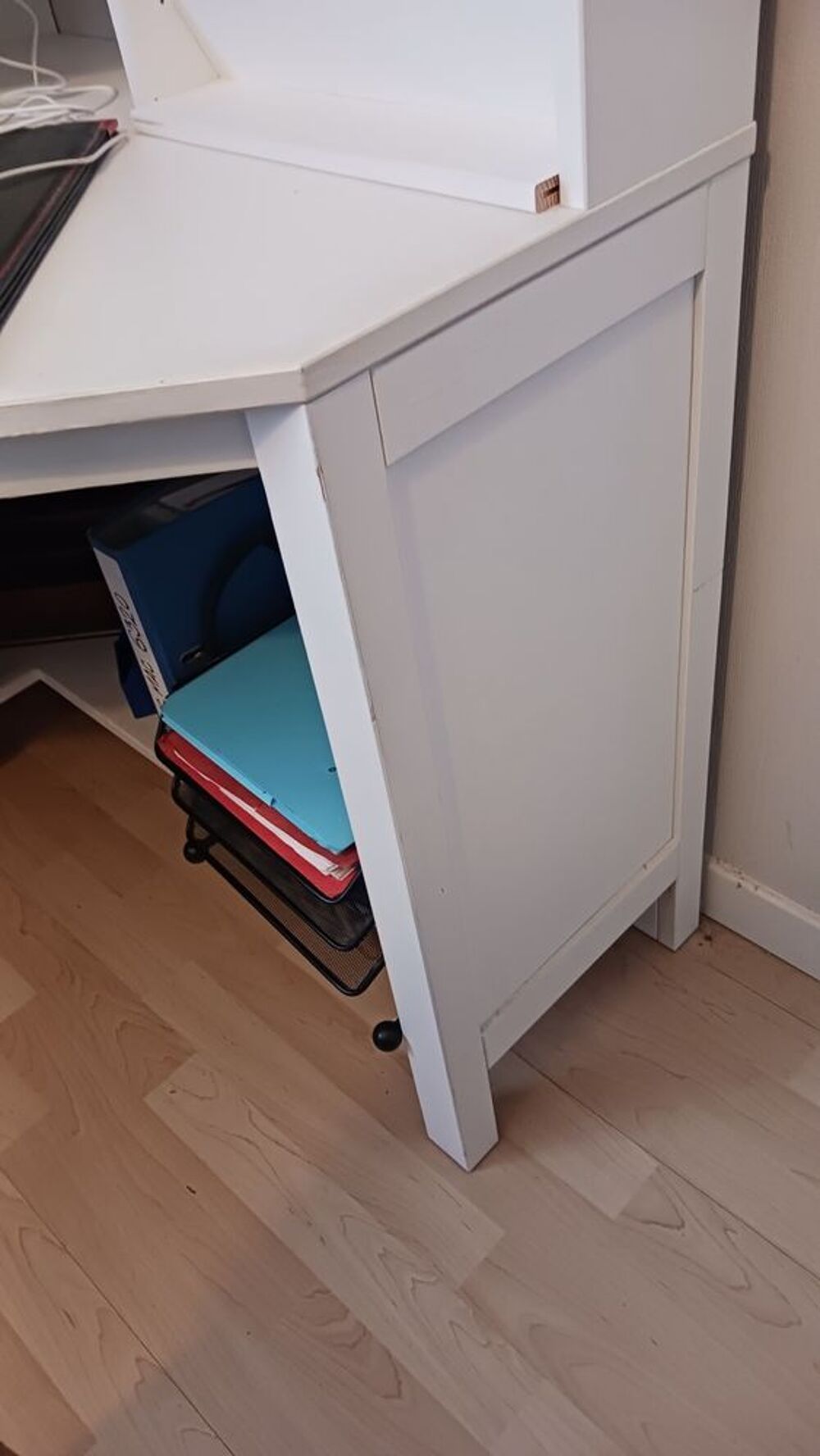 Bureau d'angle blanc Meubles