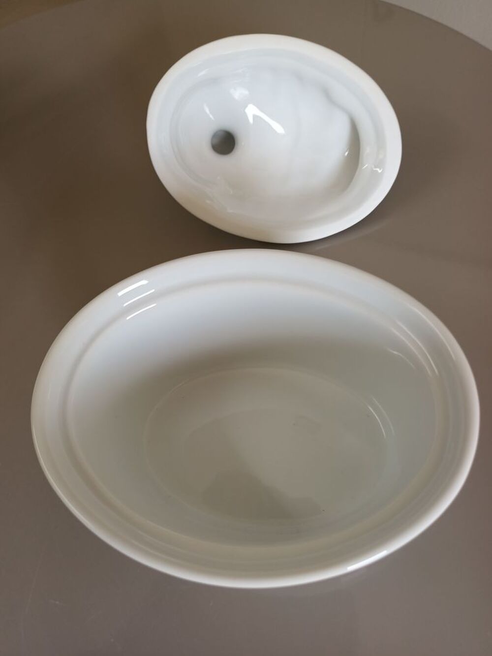 terrine blanche porcelaine ovale Cuisine