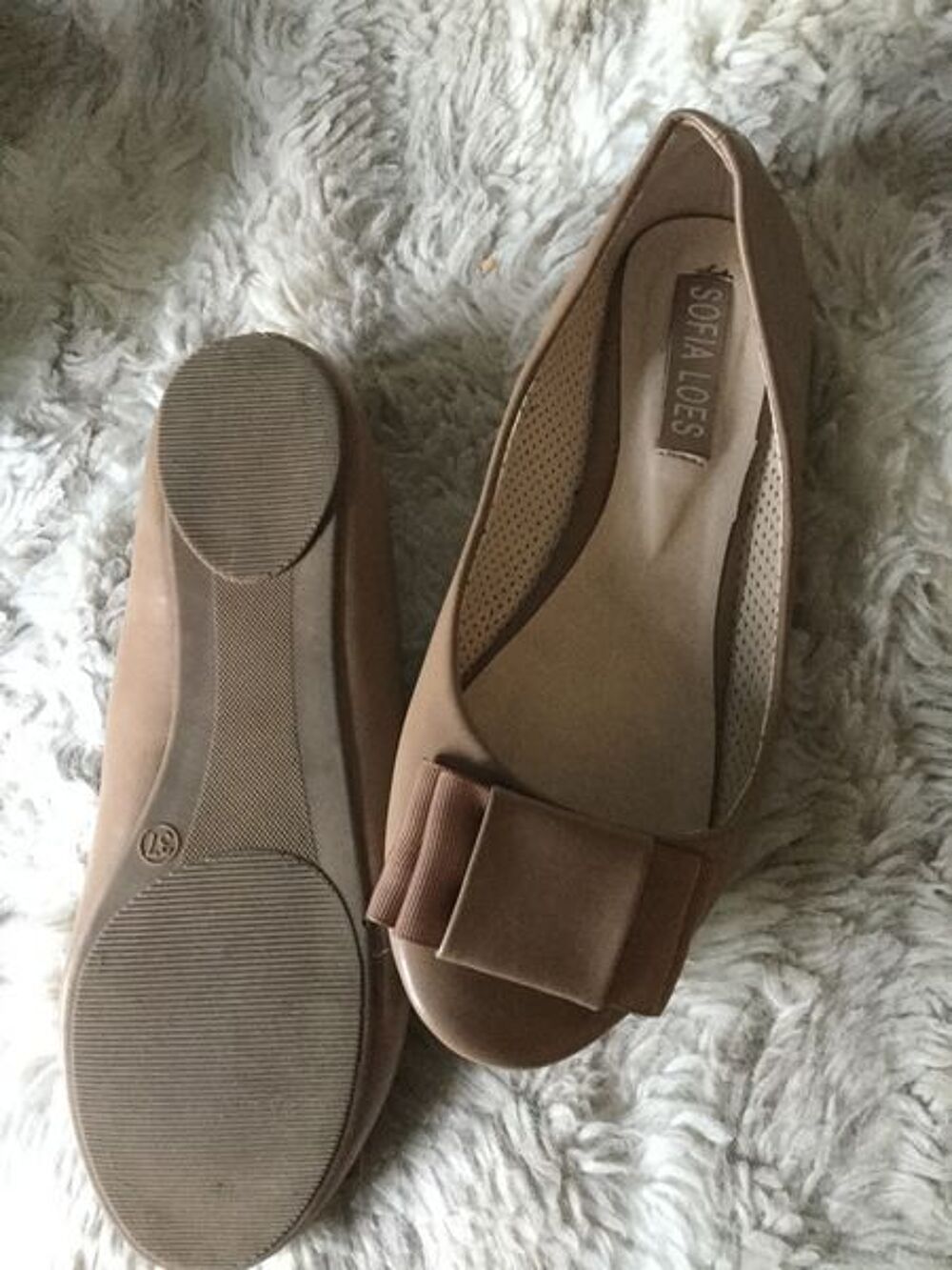 BALLERINE NEUVE MARRON T38 Chaussures