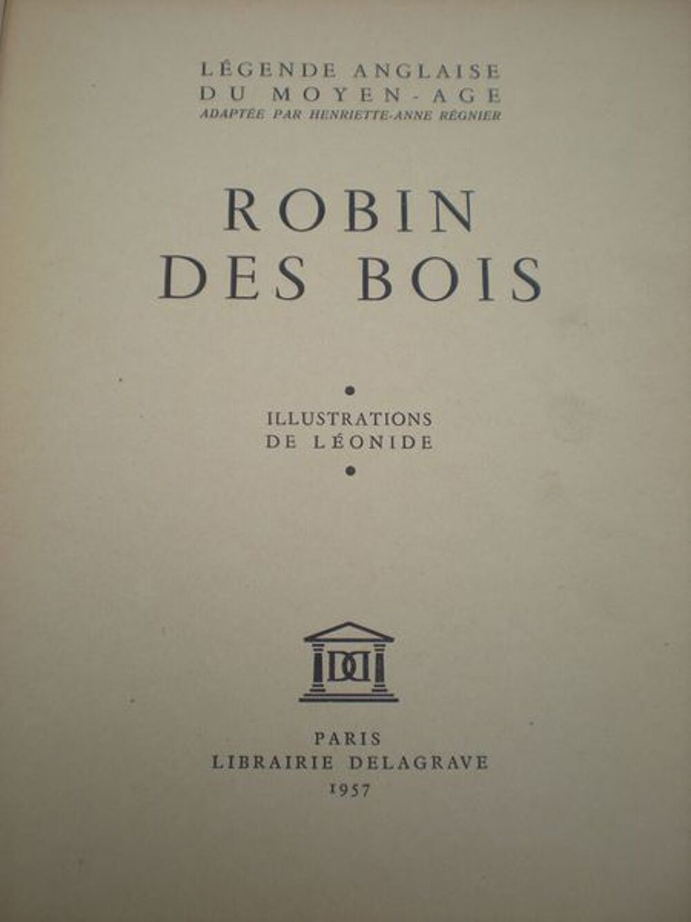 robin des bois Livres et BD