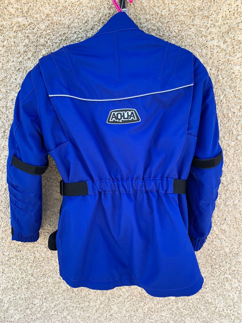 Blouson moto femme taille 40 bleu Franck Thomas Vtements
