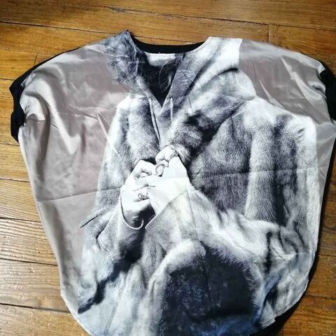 Top chauve-souris en tissu synthtique 5 Lanne (65)