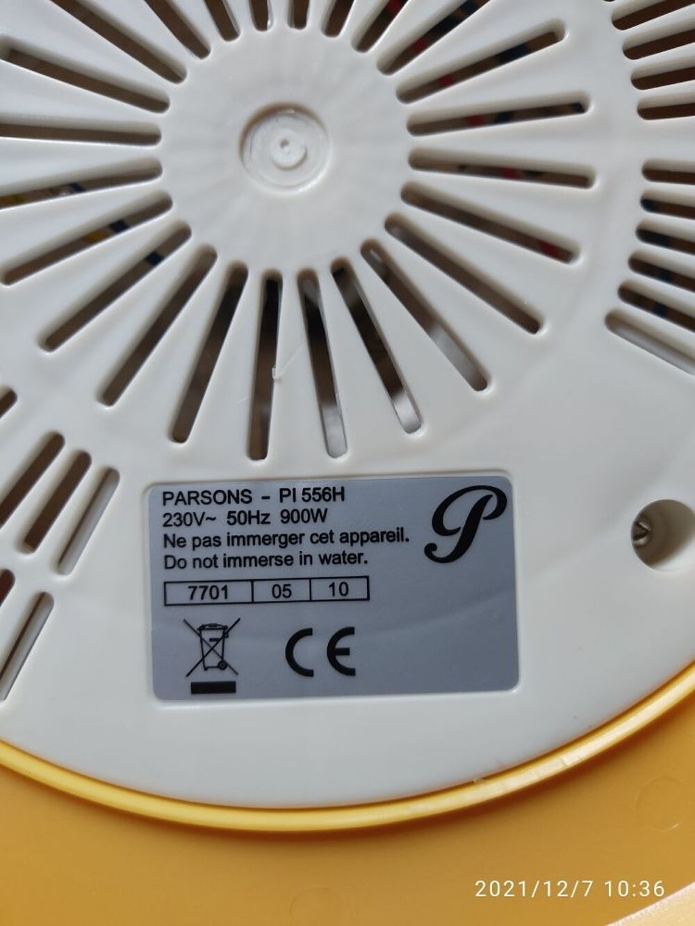 Cr&ecirc;pi&egrave;re Pancake &eacute;lectrique Cr&eacute;pissimo 900W Electroménager