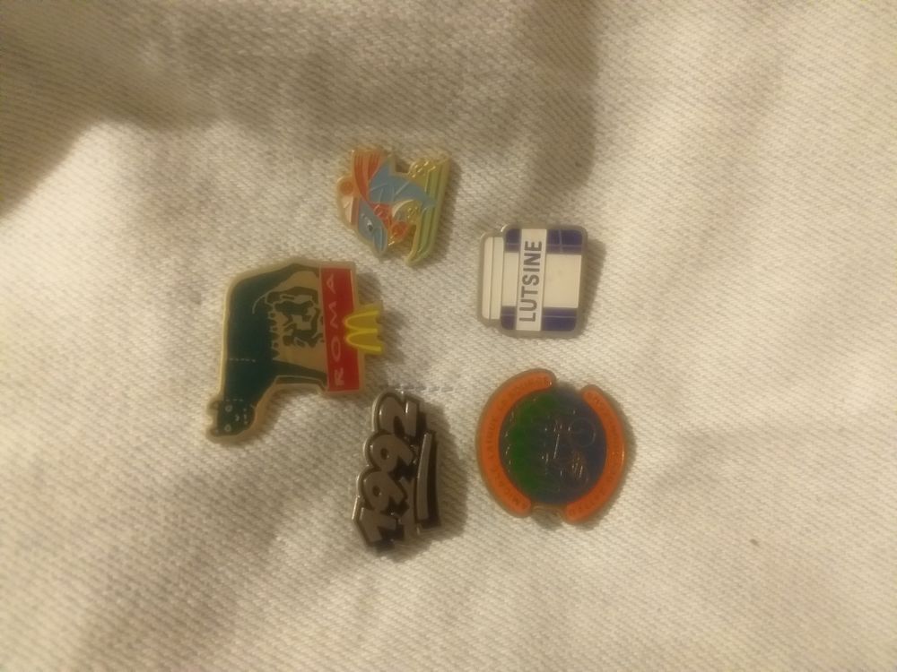 lot de 5 pins d'hiver 