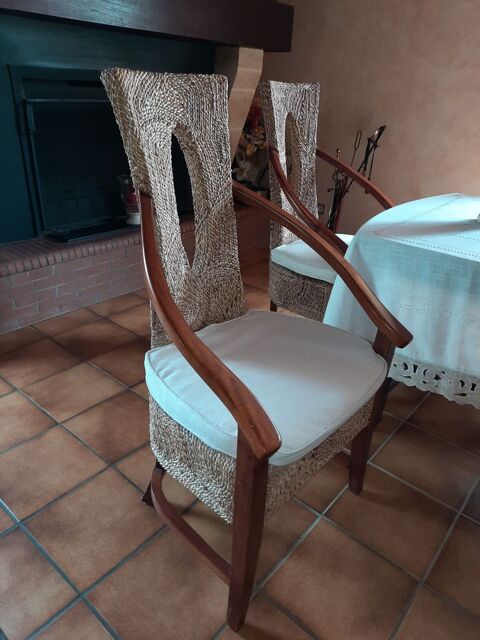 Chaise /fauteuil Salle  Manger teck 130 Maransin (33)