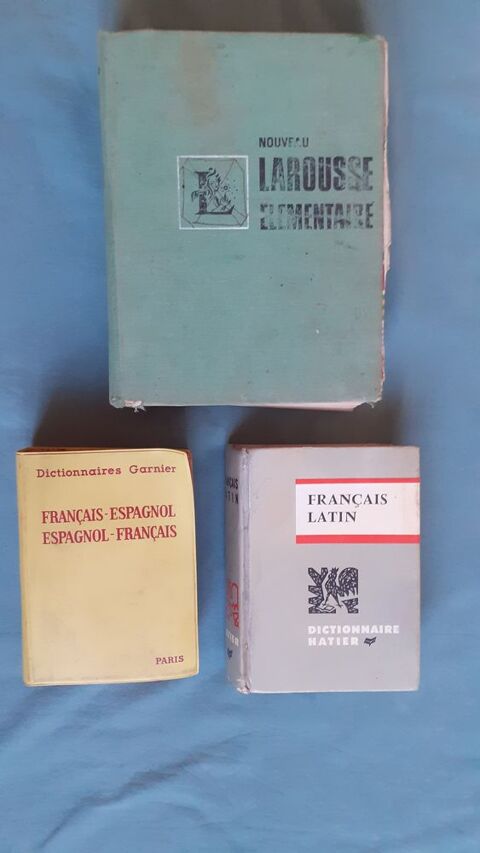 Lot de 3 dictionnaires anciens 12 Grisolles (82)