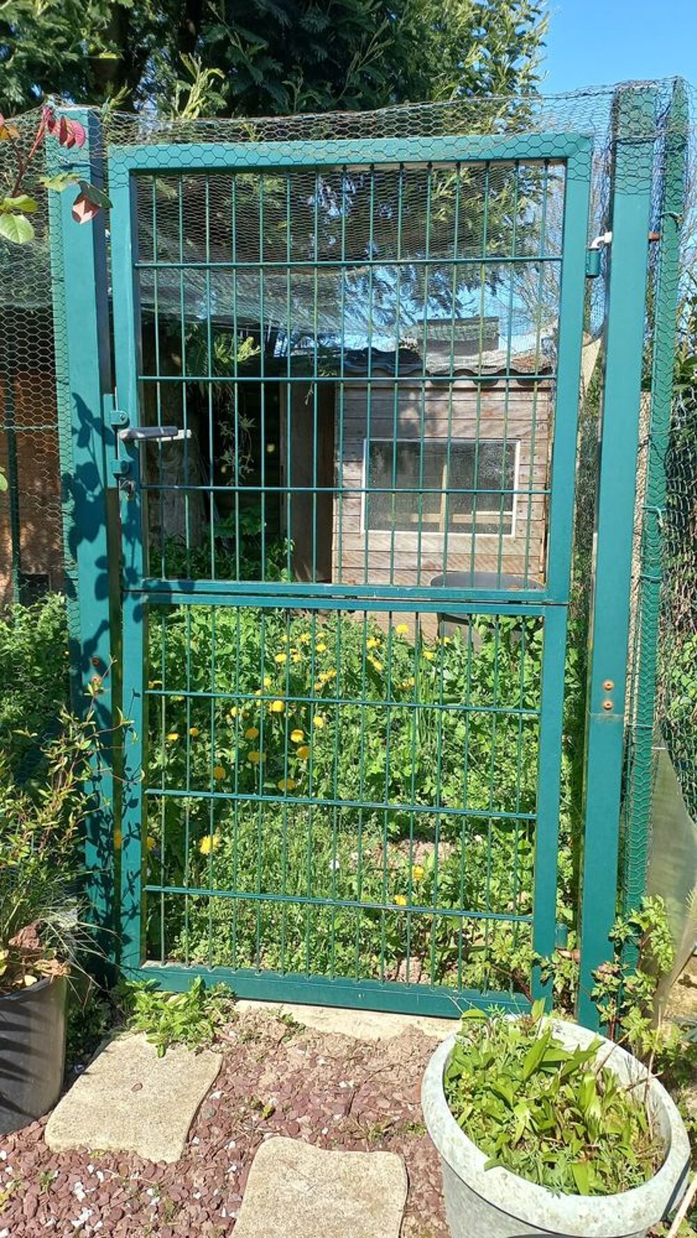 Portillons de jardin 1,62 m Jardin