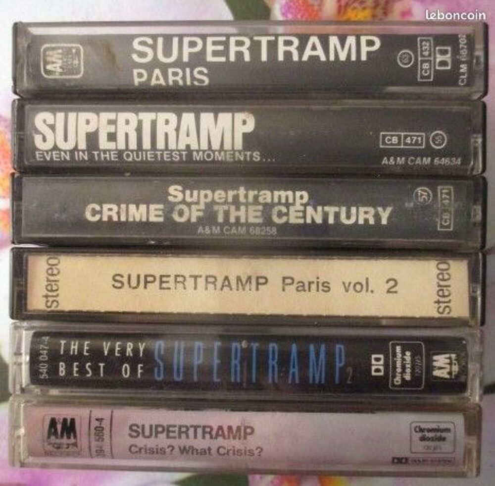 Cassettes audio Supertramp CD et vinyles