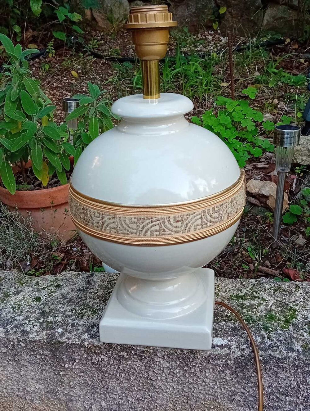 LAMPE BOULE LOUIS DRIMMER SIGN&agrave;‰E VINTAGE Décoration