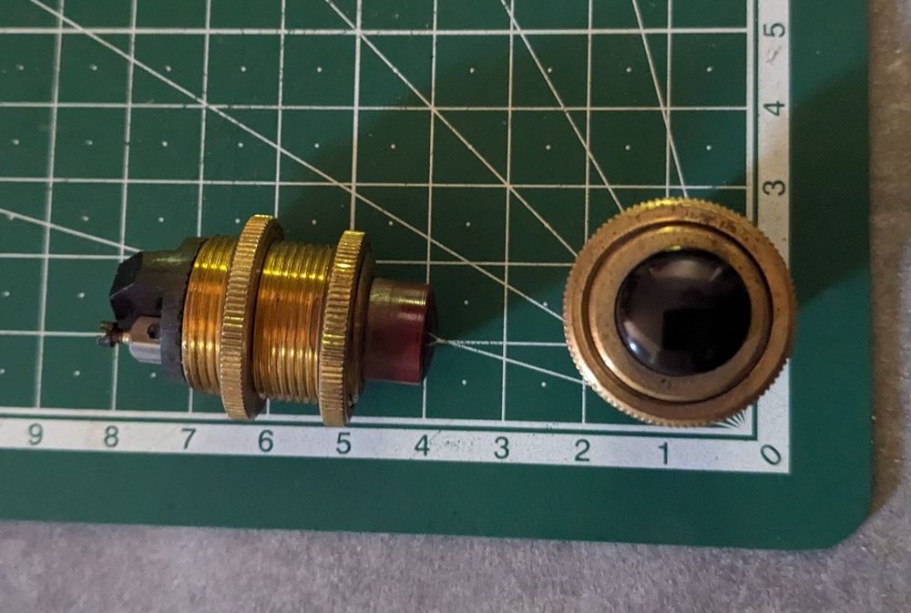 Deux interrupteurs poussoir en laiton poussoir type ascenseu Bricolage