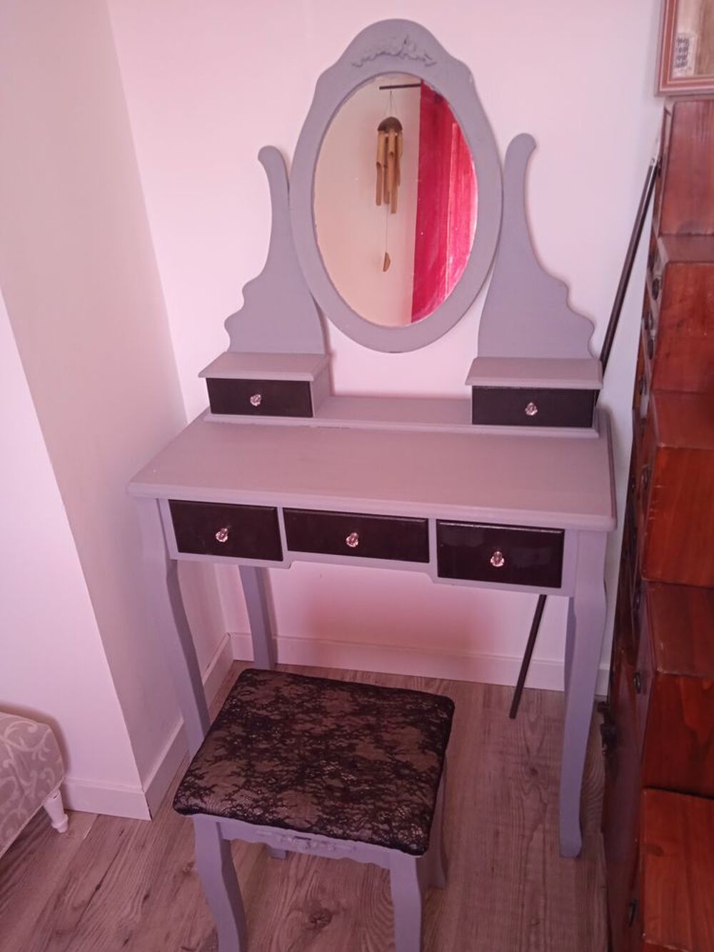 Coiffeuse 79 longueur 40 profondeur et 140 de hauteur. Repei Meubles