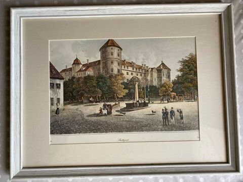 Lithographie avec cadre de Stuttgart au 19 Eme siècle. 35 Lasson (14)