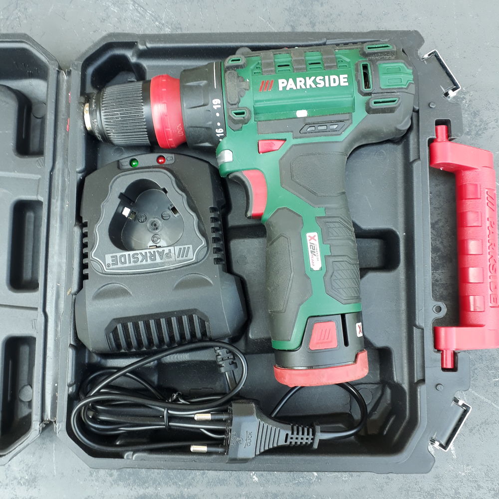 Perceuse-Visseuse Sans Fil 12 V - "Parkside" - ["Lidl"] Bricolage