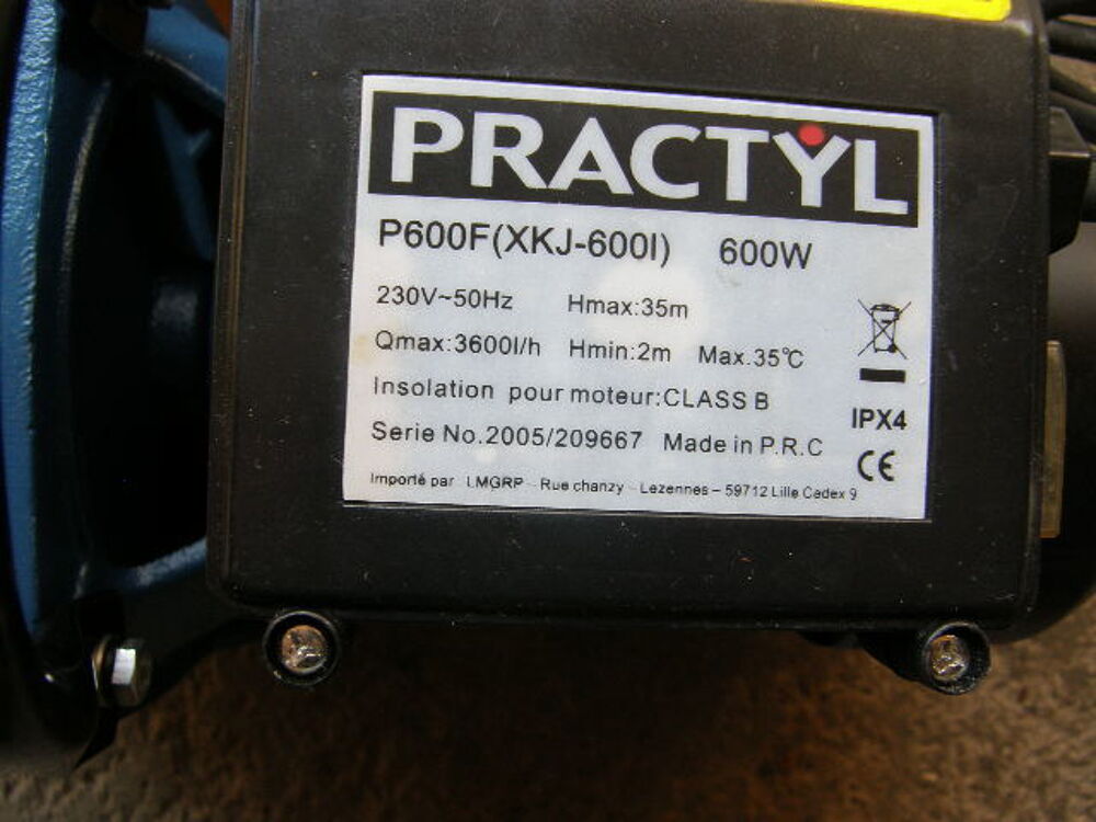 pompe &eacute;lectrique Bricolage