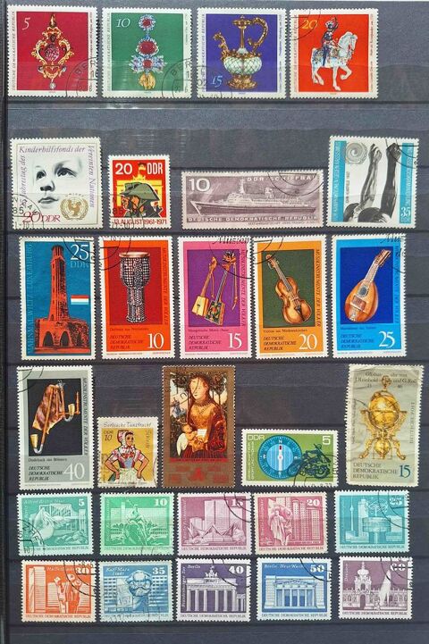 Série de timbres de collection d'Allemagne ter 40 Gap (05)