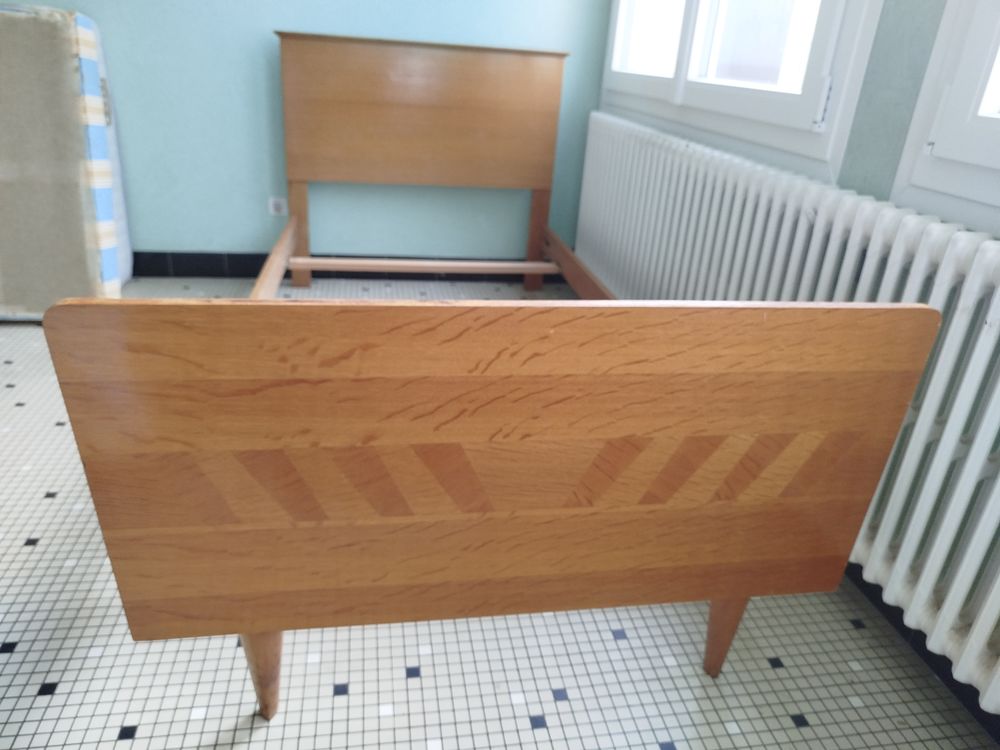 Lit + sommier (90 x 190 cm) Meubles