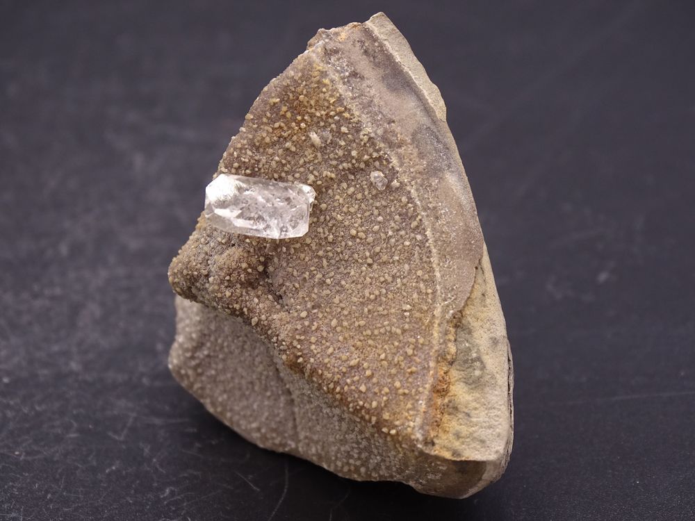 Quartz diamant sur Septaria R&eacute;muzat Dr&ocirc;me France 55gr 