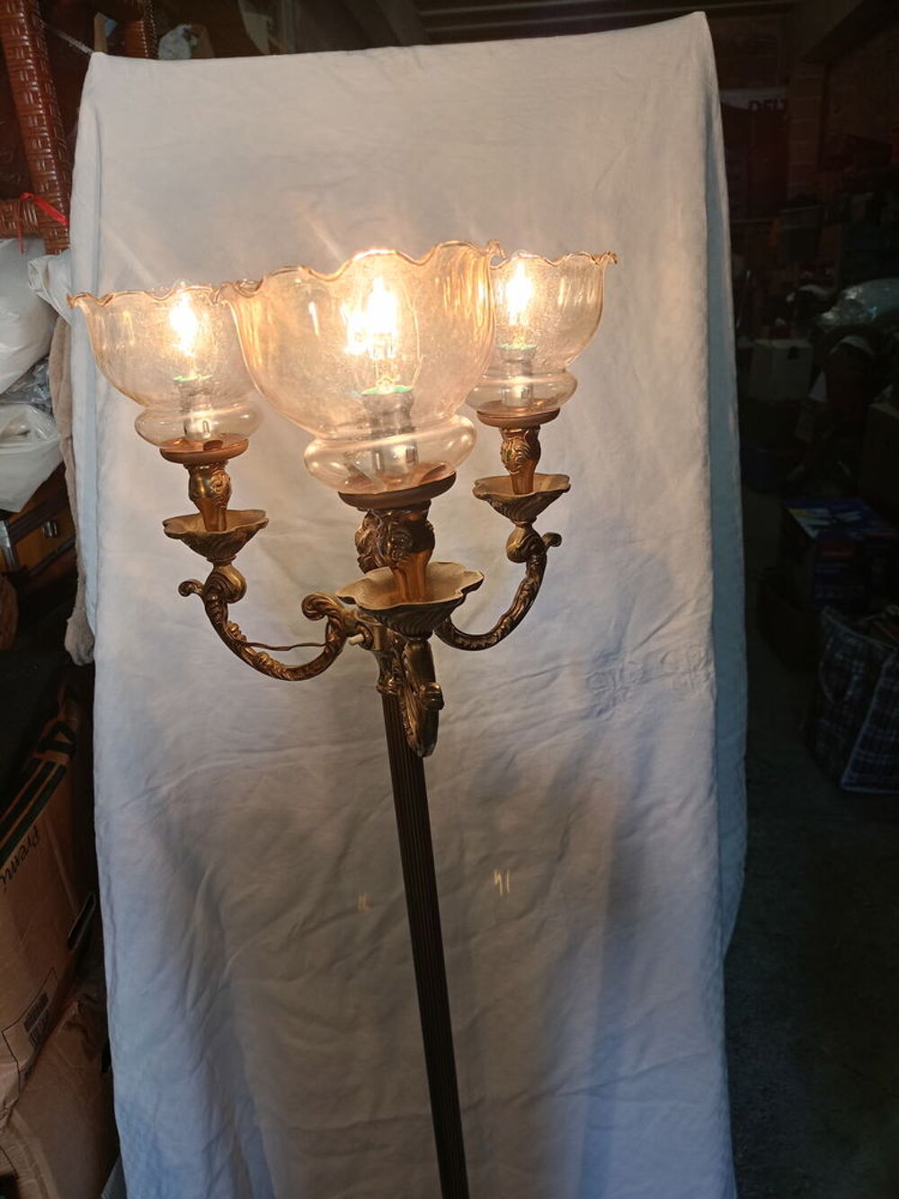 lampadaire en bronze Décoration