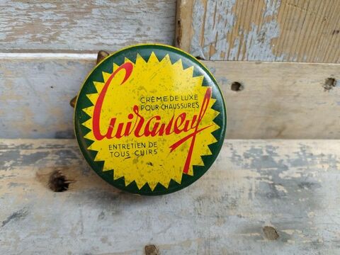 Ancienne Boite Publicitaire Cirage Cuiraneuf 
22 Loches (37)