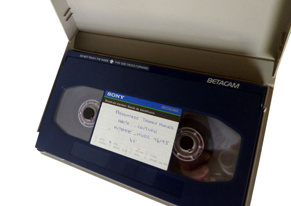Cassette vid&eacute;o SONY Betacam Photos/Video/TV