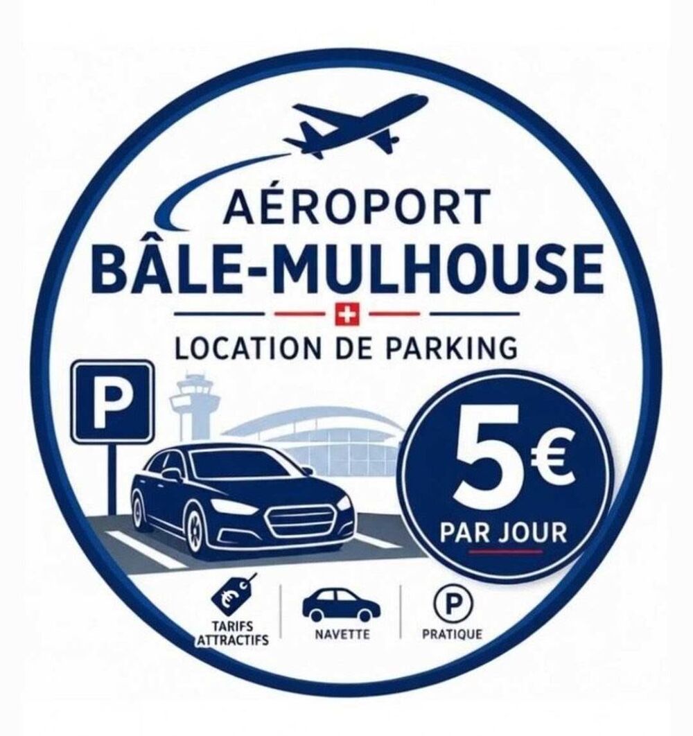  parking aéroport Bâle Mulhouse Alsace, Saint-Louis (68300)
