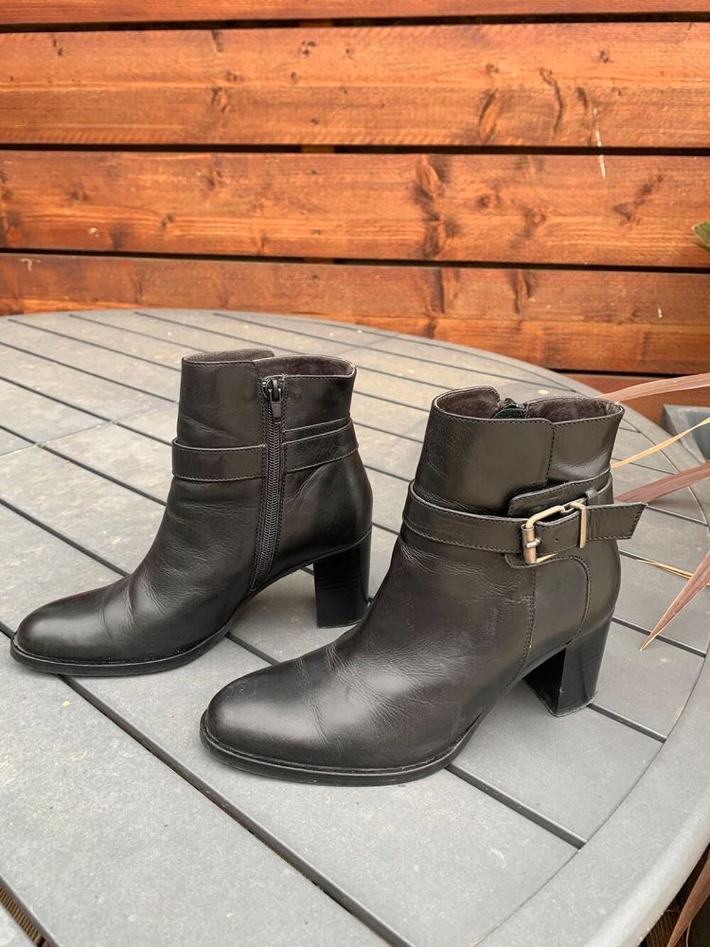 Bottine femme en cuir " 3 Suisses collection " Chaussures