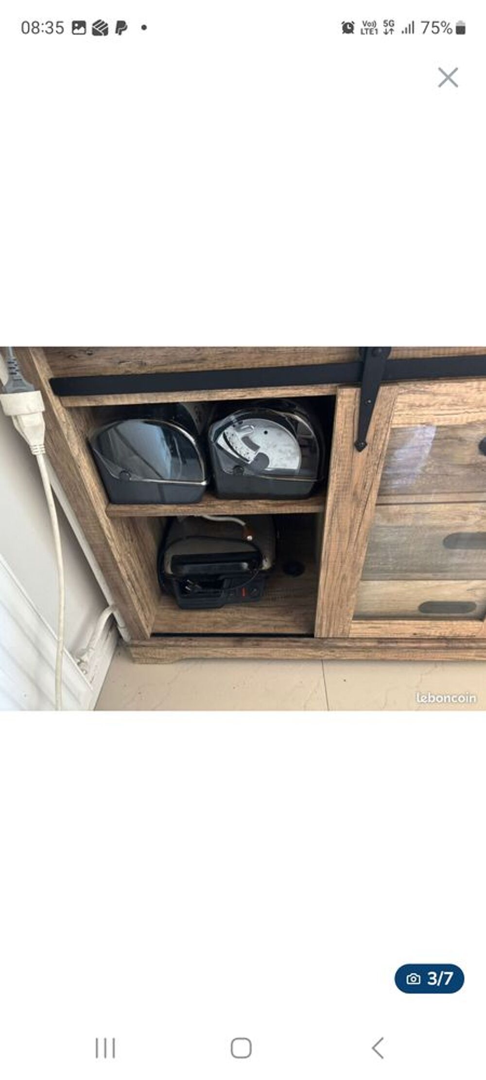 Buffet 2 portes 3 tiroirs 150 cm avec Portes coulissantes Meubles