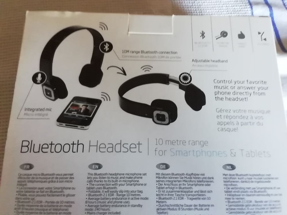 Casque Bluetooth neuf Audio et hifi