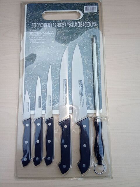 Série de 5 couteaux supérieurs INOX 25 Anteuil (25)