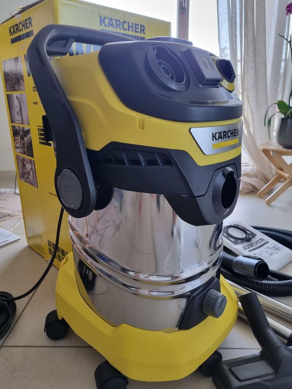 Aspirateur KARCHER WD6 eau et poussi&egrave;res Electroménager