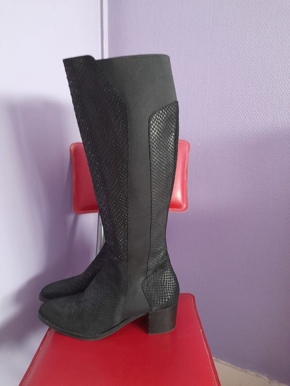 BOTTES EN CUIR Chaussures