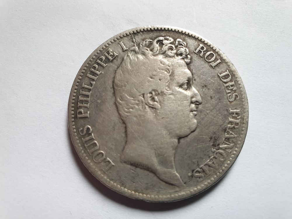 Pi&egrave;ce 5 francs 1831 k (Bordeaux) argent 