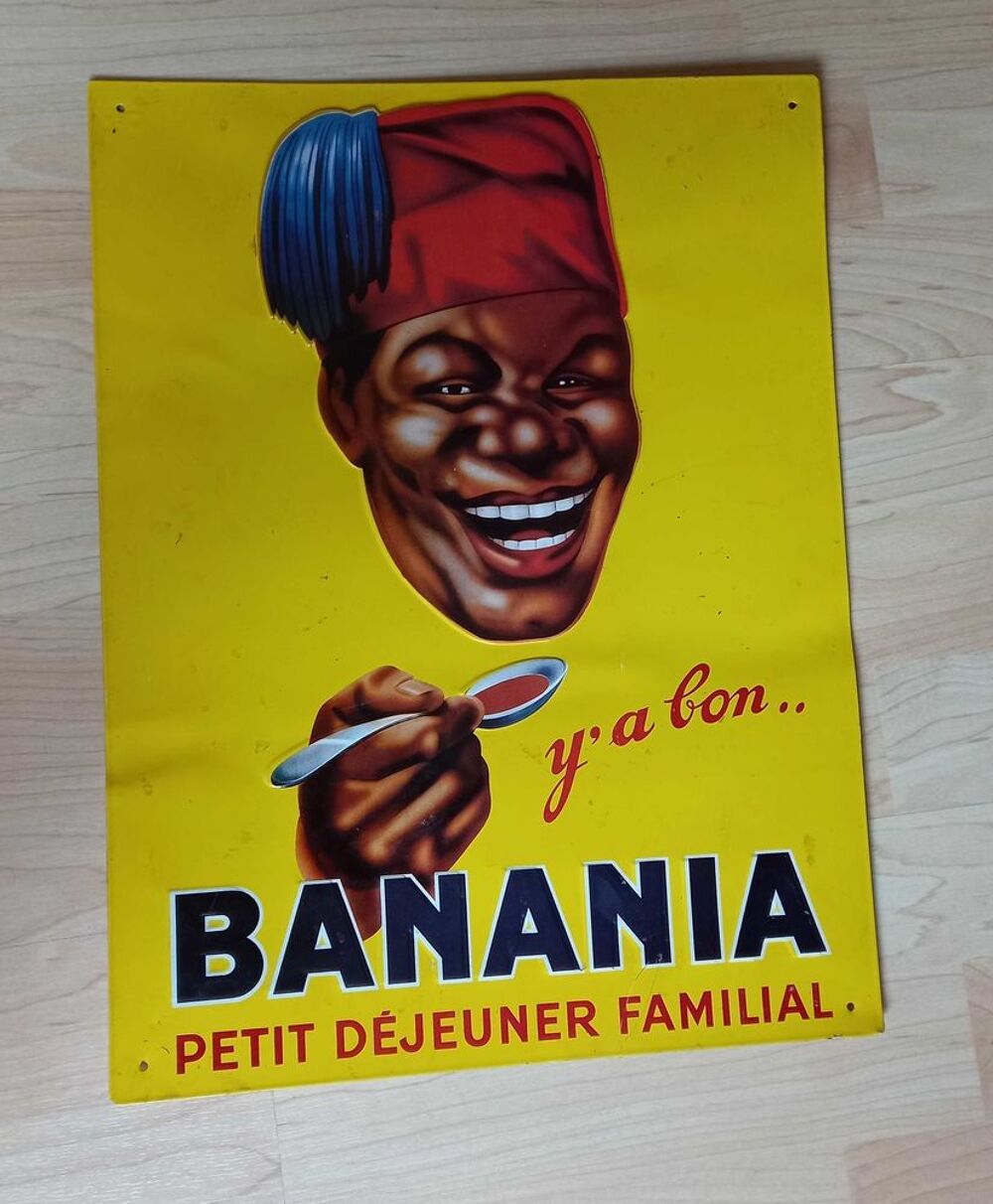 PLAQUE BANANIA 30 cm x40 cm Décoration