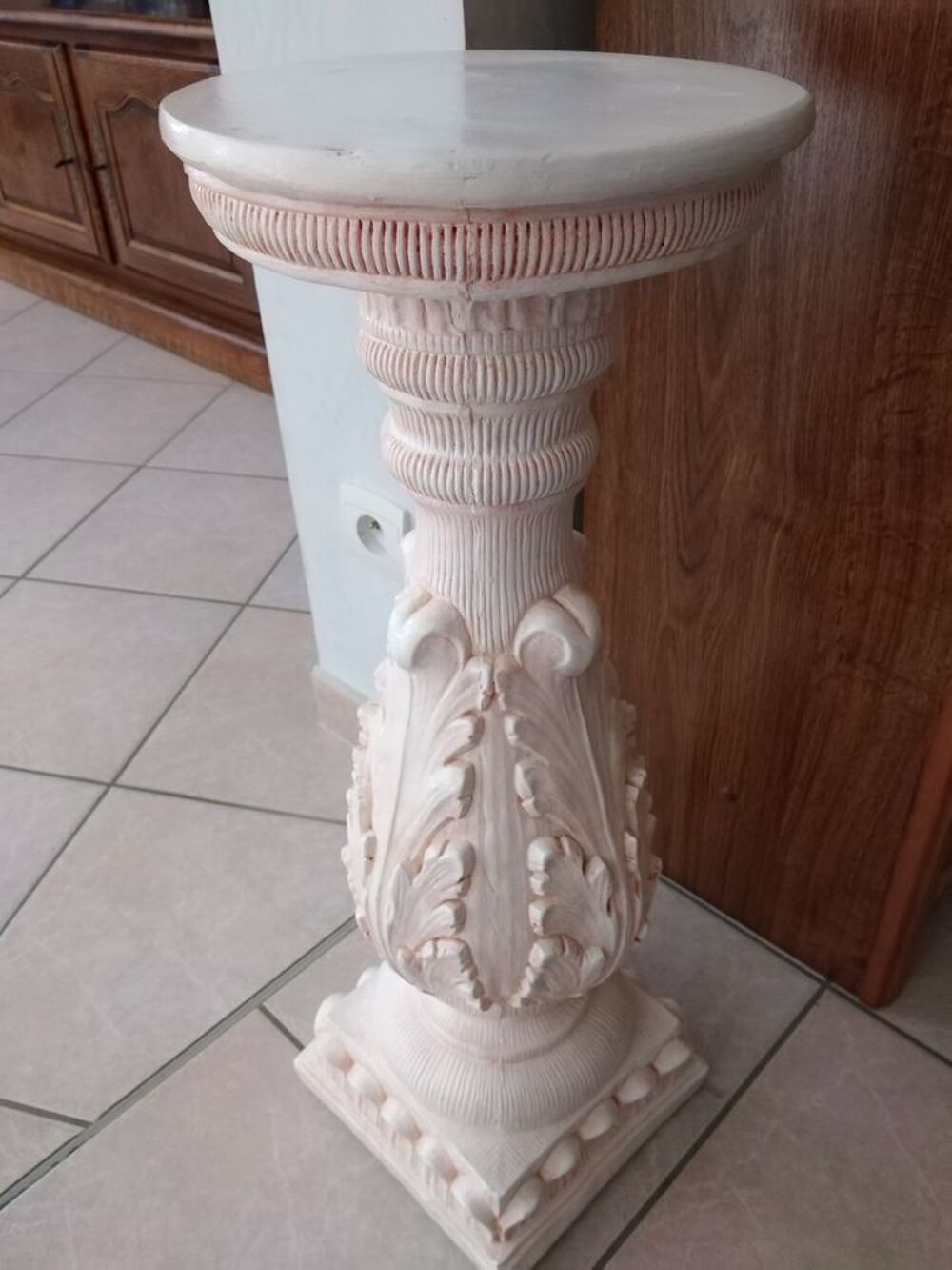 colonne + statue Décoration