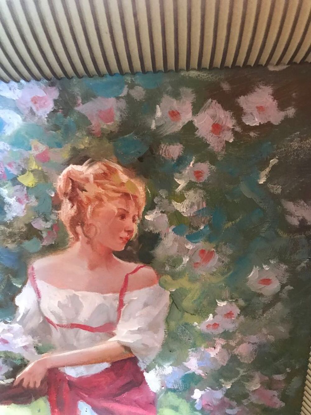 HUILE SUR TOILE SIGNEE ANNA MIRONOVA, artiste contemporain. 