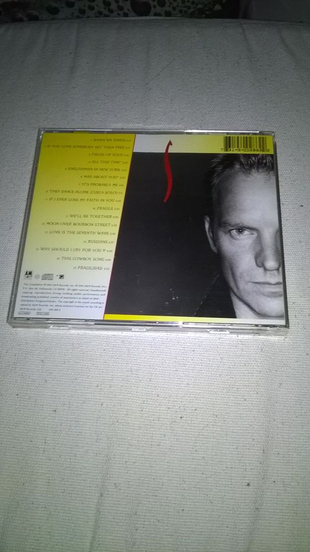 CD Sting
Fields Of Gold
1994
Excellent etat
When We Danc CD et vinyles