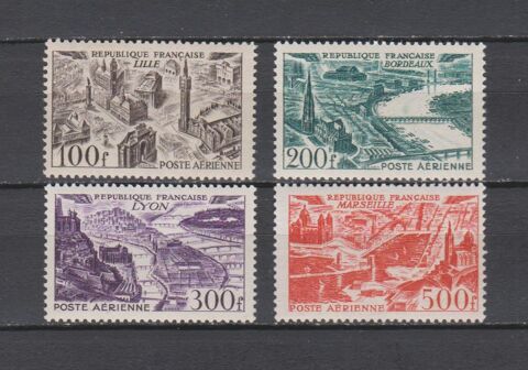 FRANCE PA N 24  27 SERIE TIMBRES NEUFS** DE 1949     Cote 21 Le Coudray-Montceaux (91)