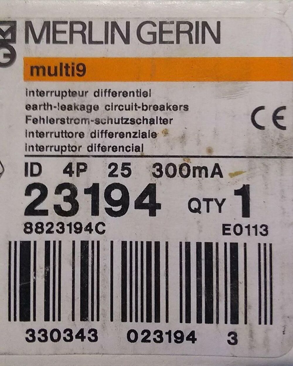 Piece electrique MERLIN GERIN Bricolage