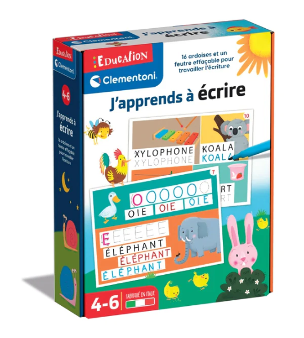 j'apprends &agrave; &eacute;crire - Clementoni Jeux / jouets