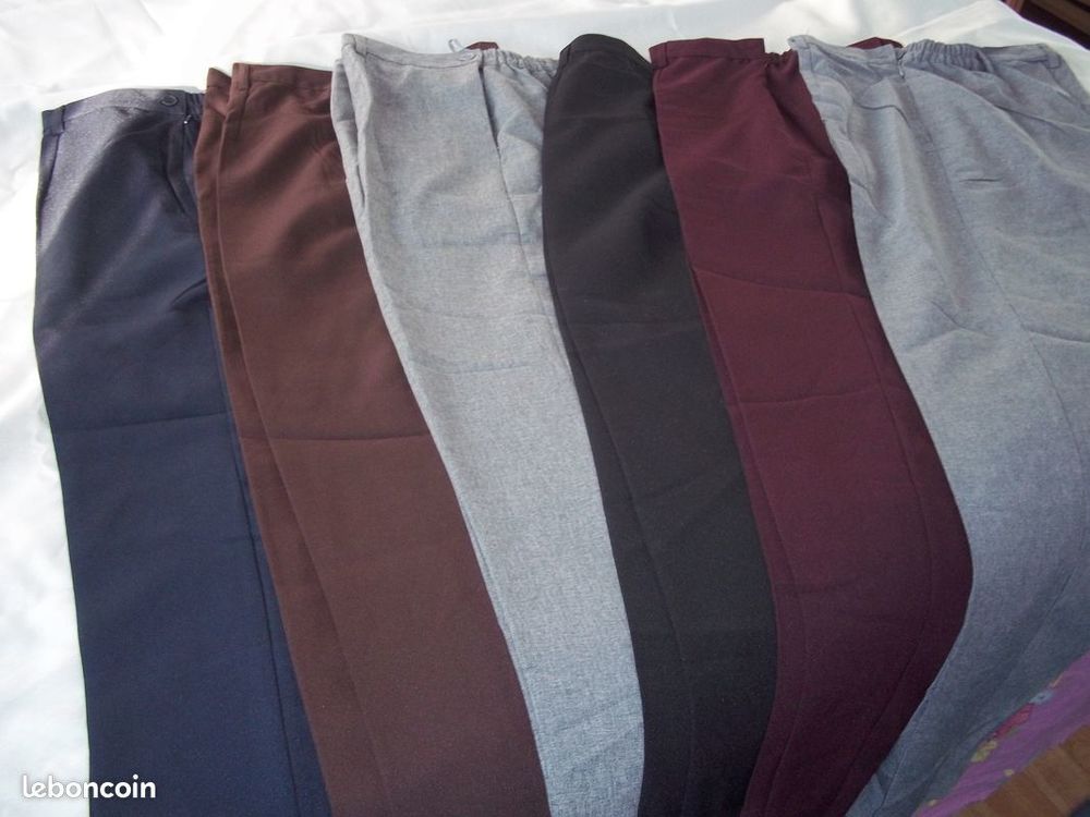 LOT DE 6 PANTALONS FEMME Vêtements