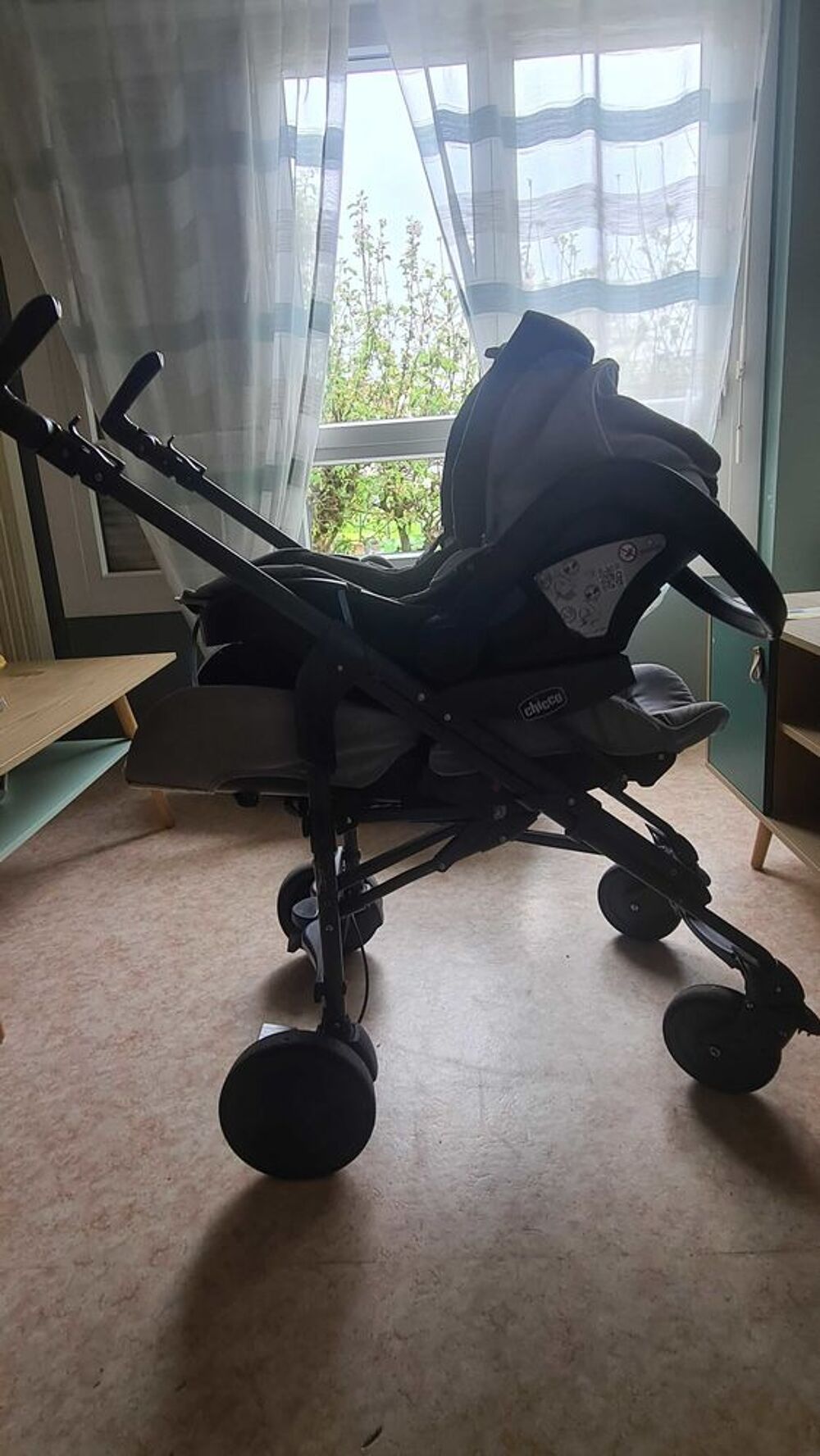 Poussette chicco 3 en 1 Puriculture