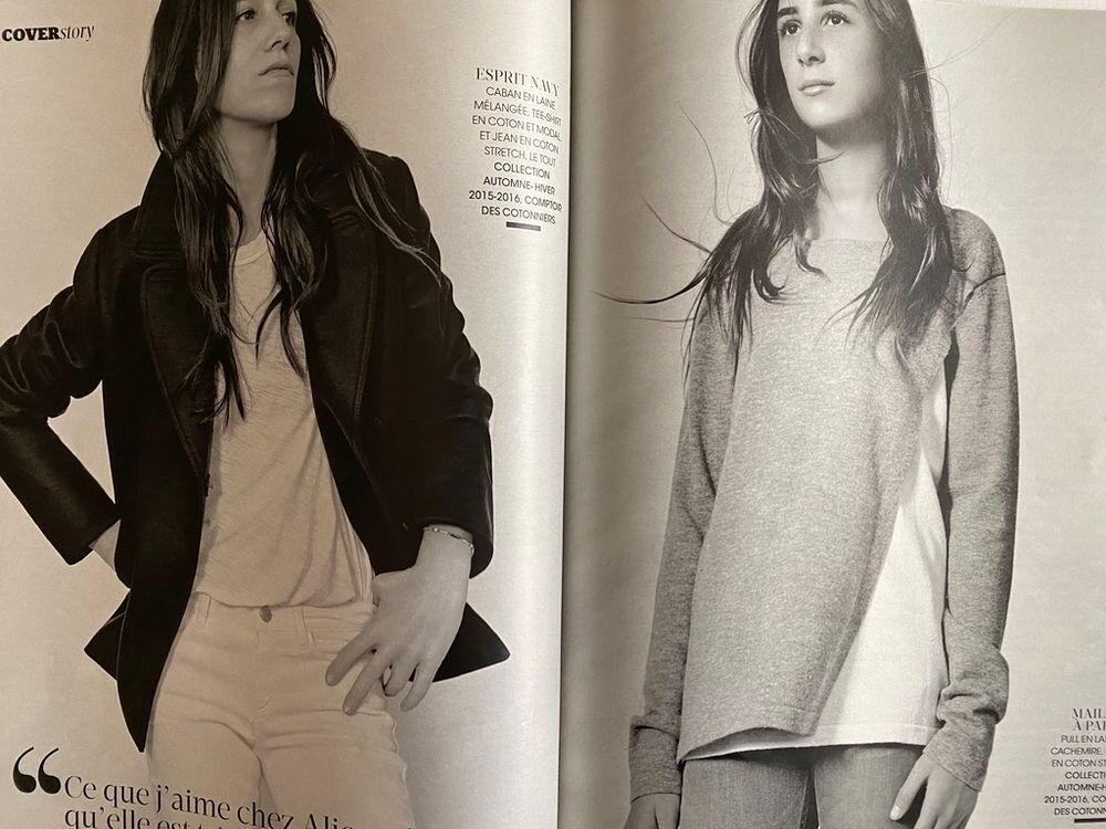 MADAME FIGARO _ Charlotte Gainsbourg avec sa Fille Alice Livres et BD