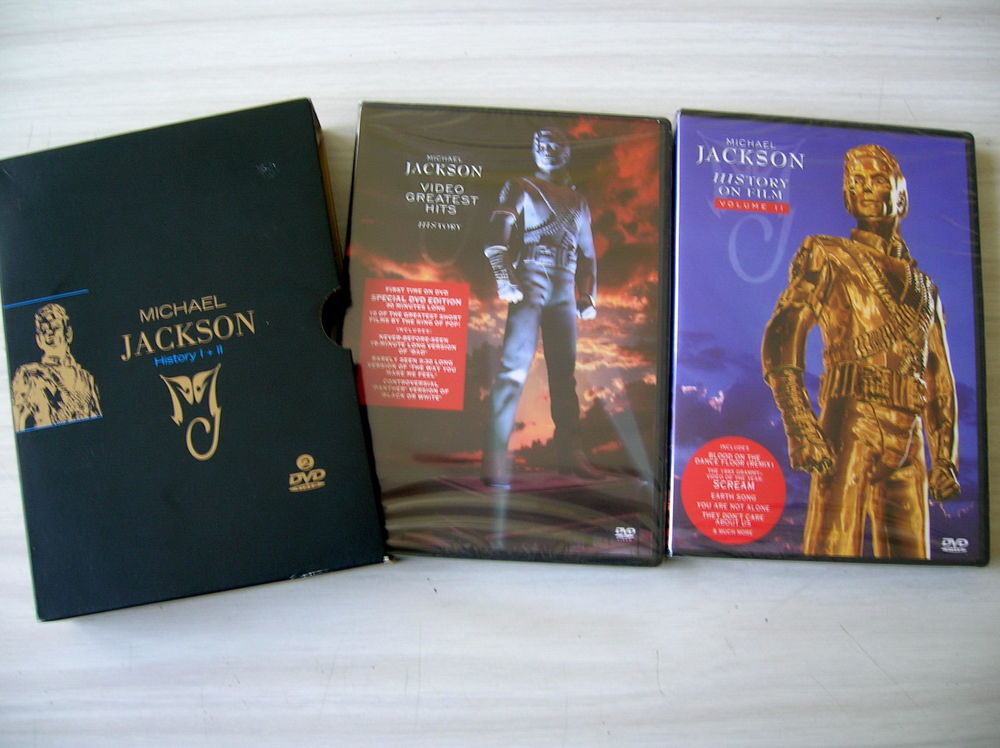 DVD MICHAEL JACKSON History 1 &amp; 2 DVD et blu-ray