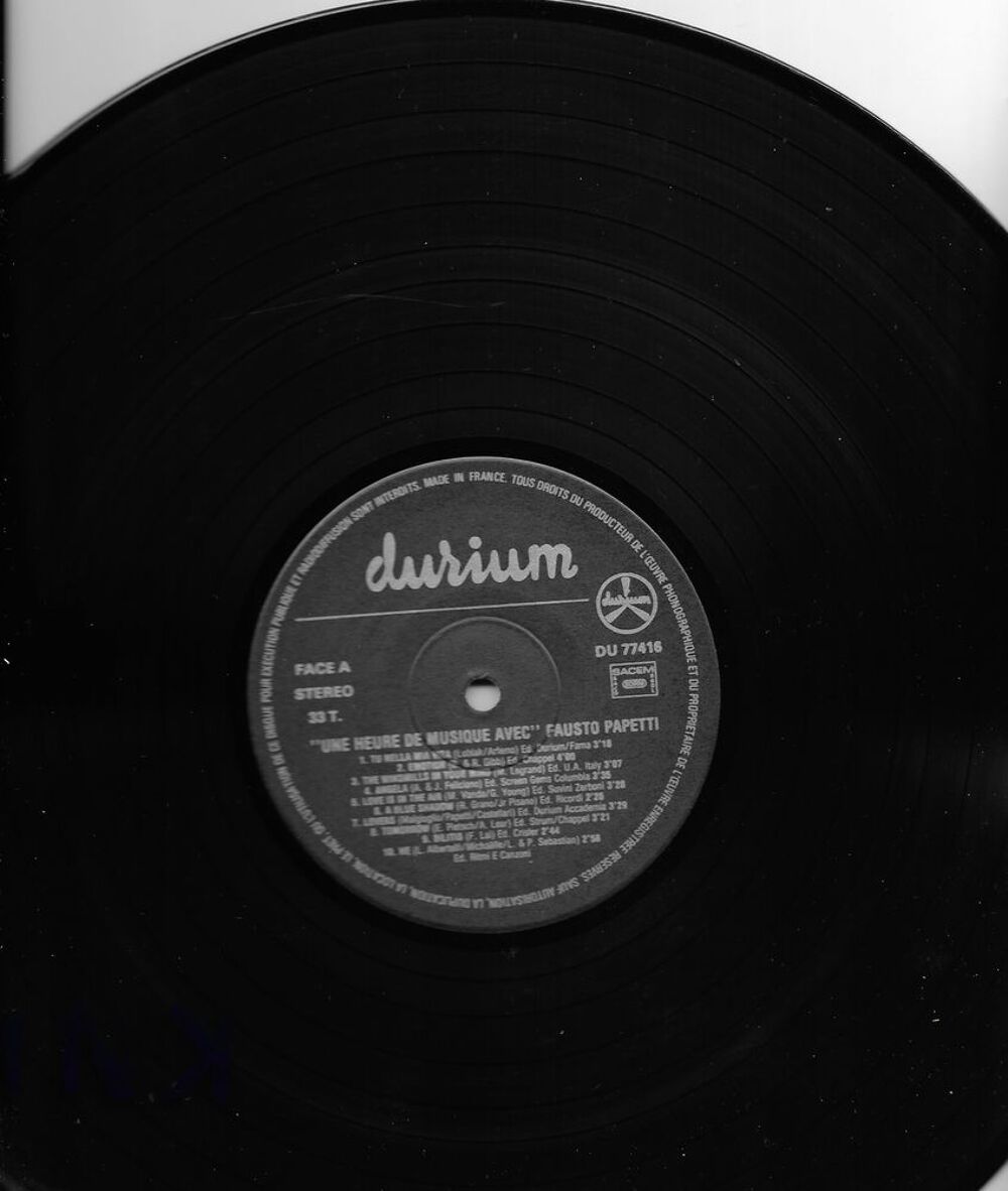 Vinyle 33 T FAUSTO PAPETTI , Soft and Sweet CD et vinyles