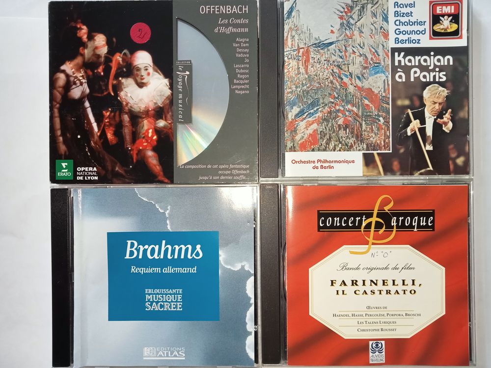(A1) Lot de 48 CD - Musique Classique, Baroque CD et vinyles