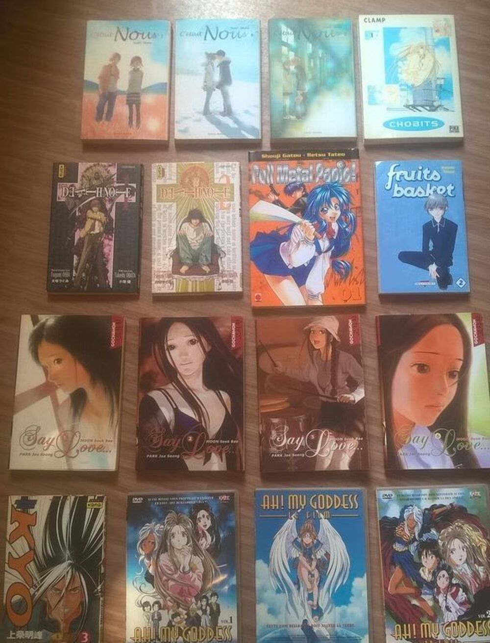 Mangas (Kyo, Death Note, Chobits, Fruits Basket, etc.) Livres et BD