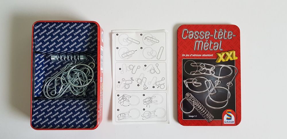 Casse-t&ecirc;te M&eacute;tal XXL ? Jeux de Soci&eacute;t&eacute; 6 d&eacute;fis m&eacute;talliques ! Jeux / jouets