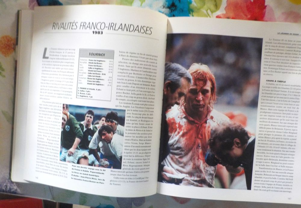 LA LEGENDE DU RUGBY par Henri GARCIA Ed. Minerva Livres et BD